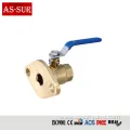 Brass Flange/Flanged Ball Valve